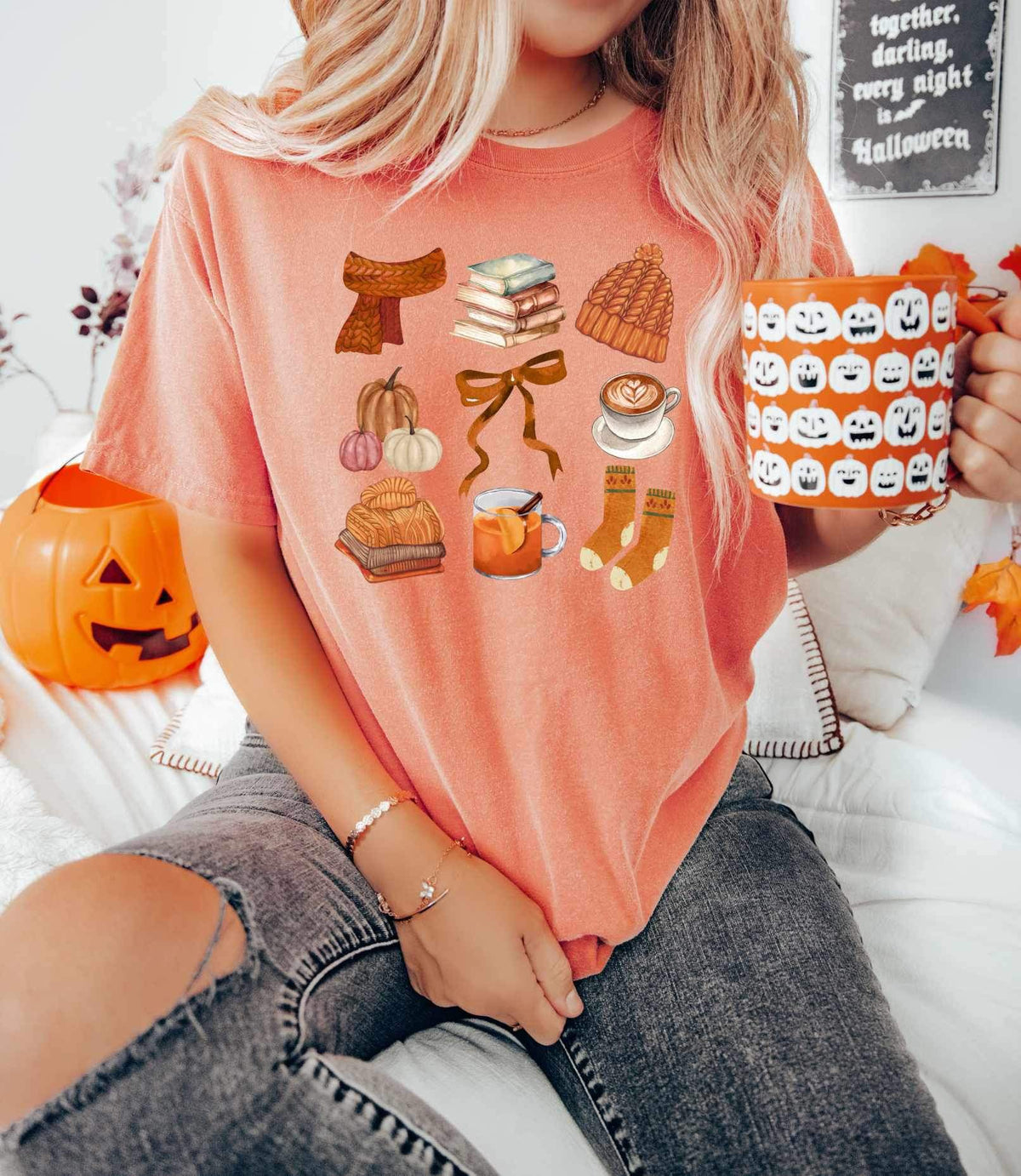 Fall collage 34273  DTF transfer