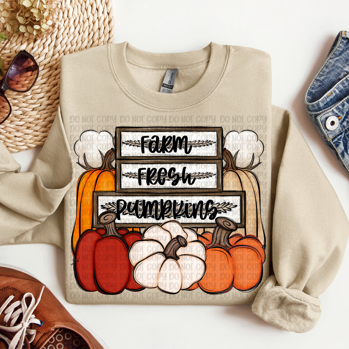 Farm fresh pumpkins (VP) DTF Transfer