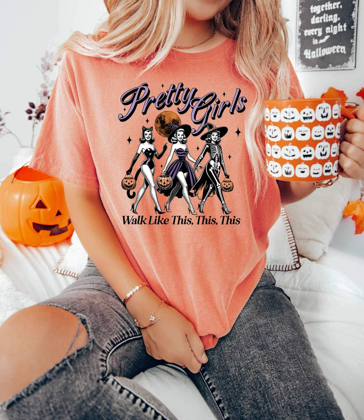 Pretty girls witches 34246 DTF transfer