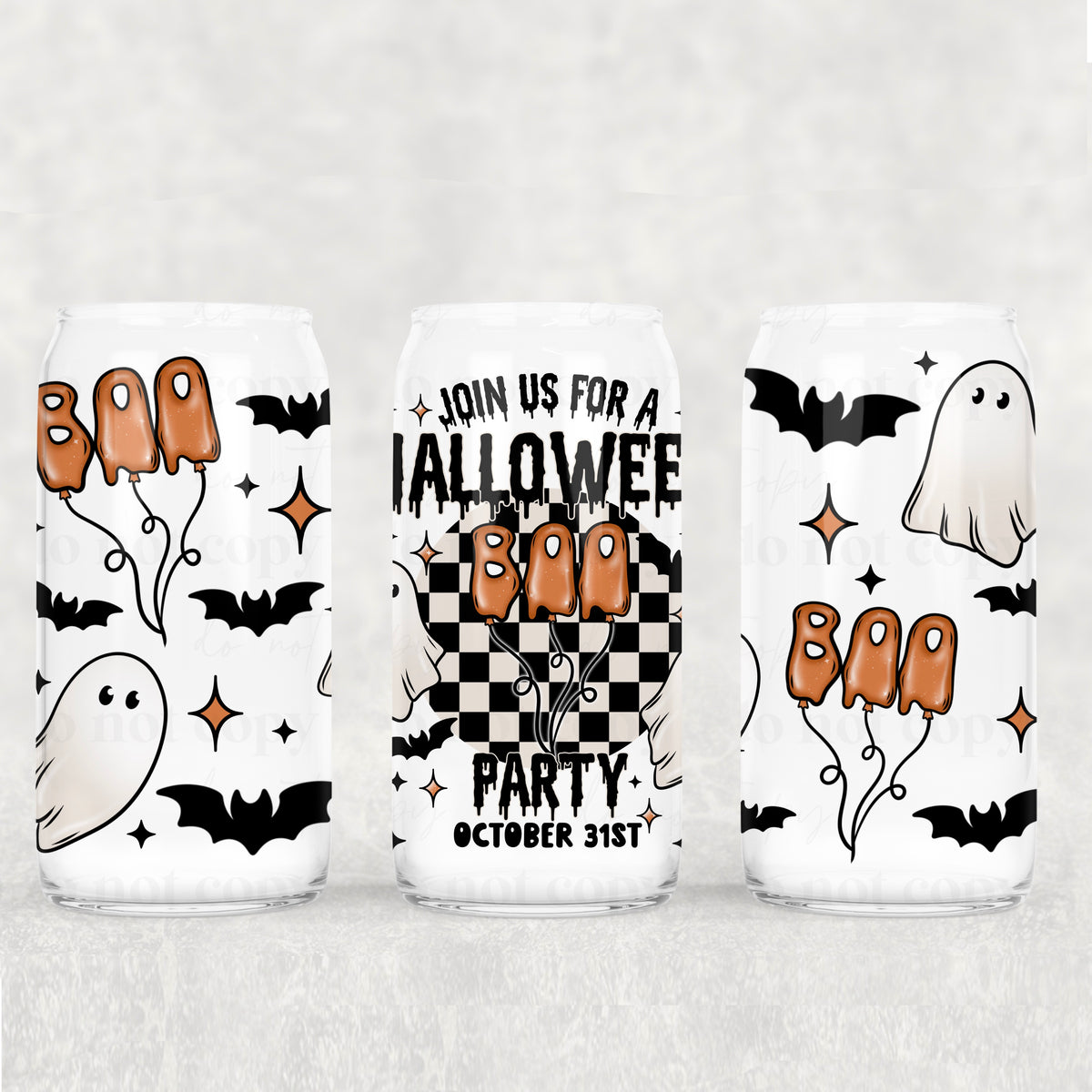 0514 join us for a halloween party (CSC) UV DTF WRAP