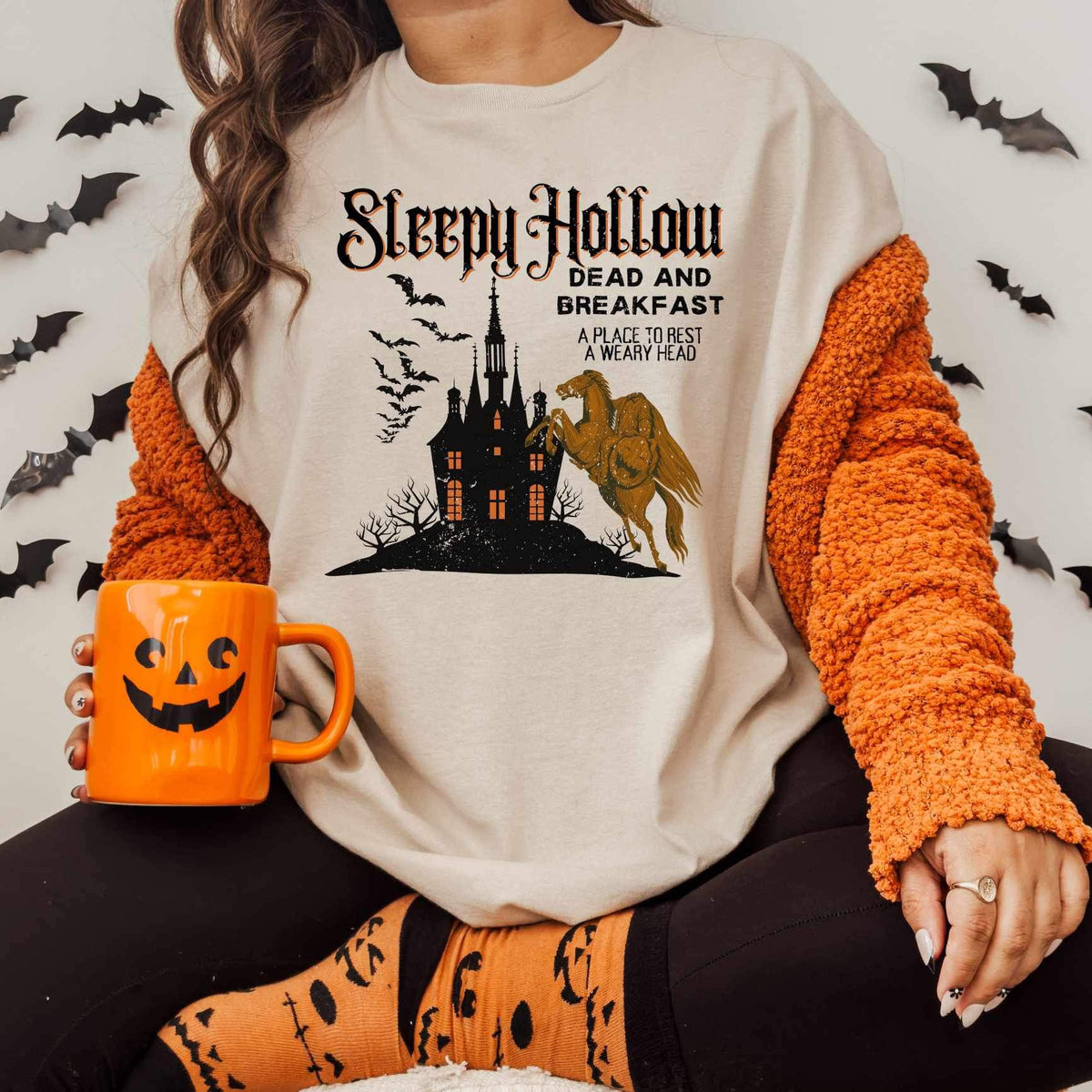 Sleepy hallow dead And breakfast 34223 DTF transfer