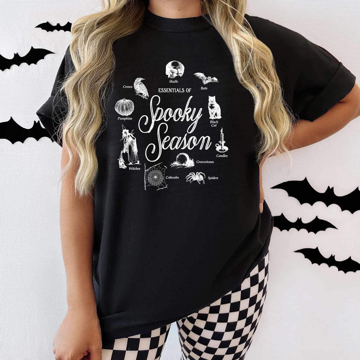 Spook season items WHITE 34203 DTF transfer