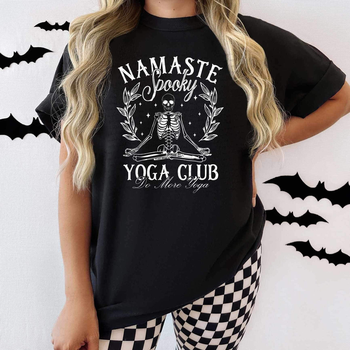 Namaste yoga club WHITE 34201 DTF transfer