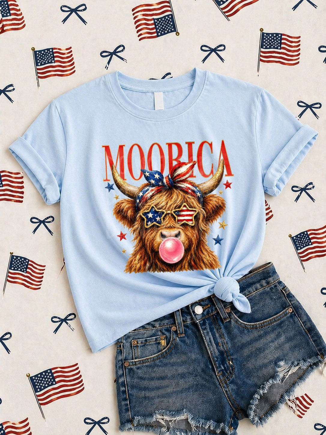 Moorica highland cow (DD) DTF transfer