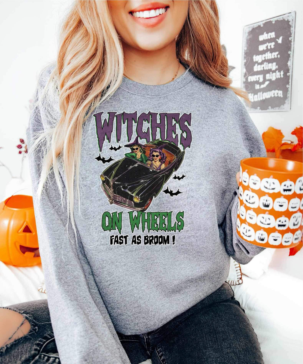 Witches on wheels 34205 DTF transfer