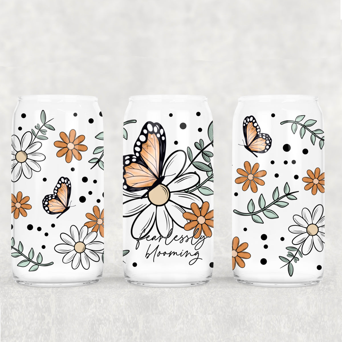 0598 fearlessly blooming (CSC) UV DTF WRAP