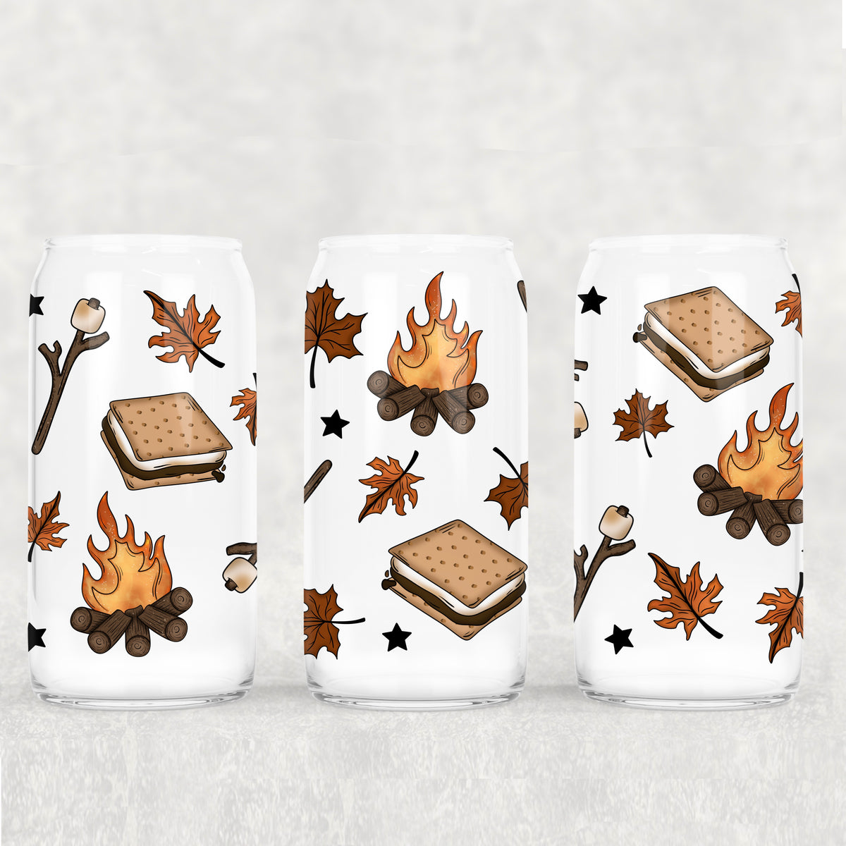 0599 smores campfire (CSC) UV DTF WRAP