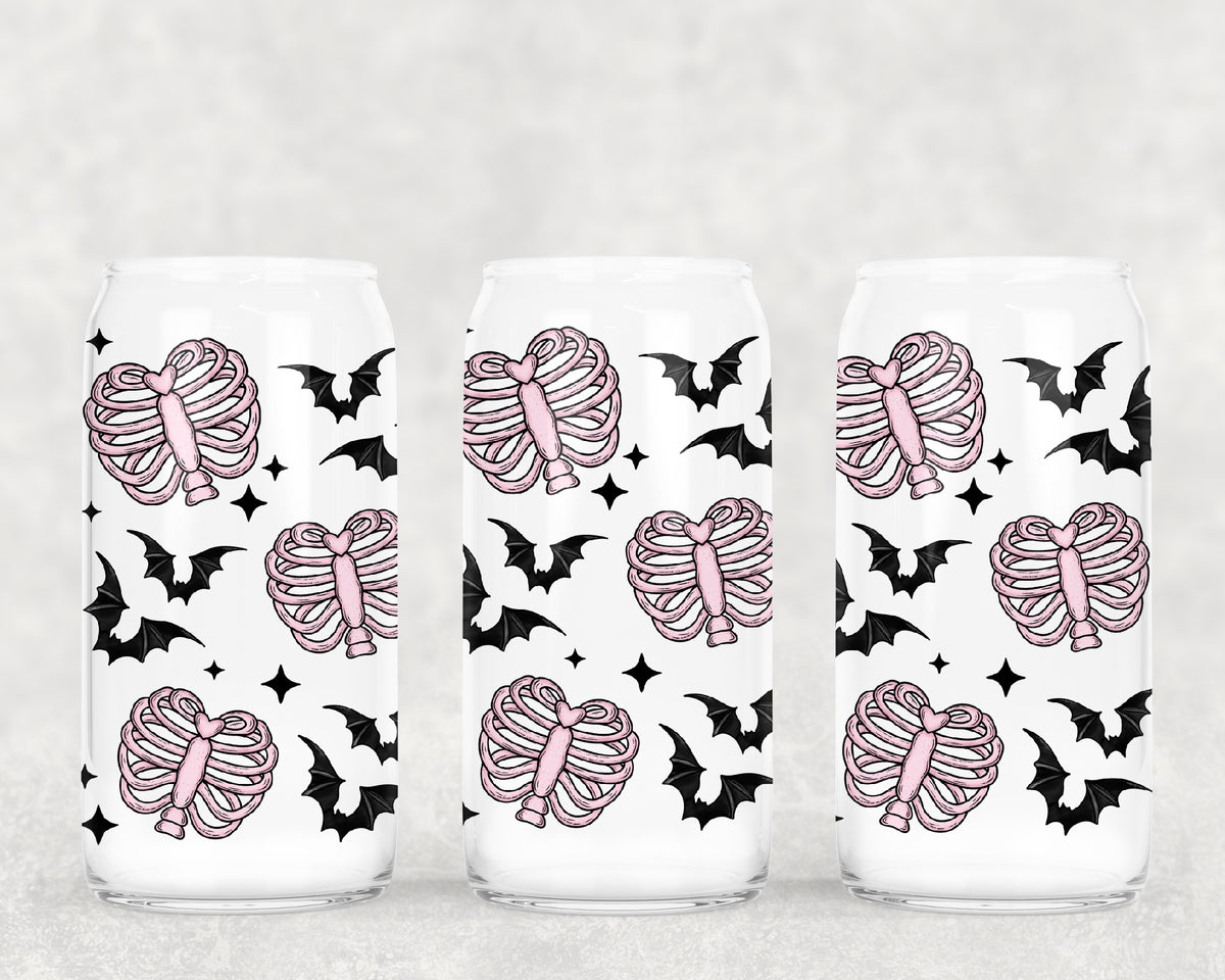 0601 bones with bats (CSC) UV DTF WRAP