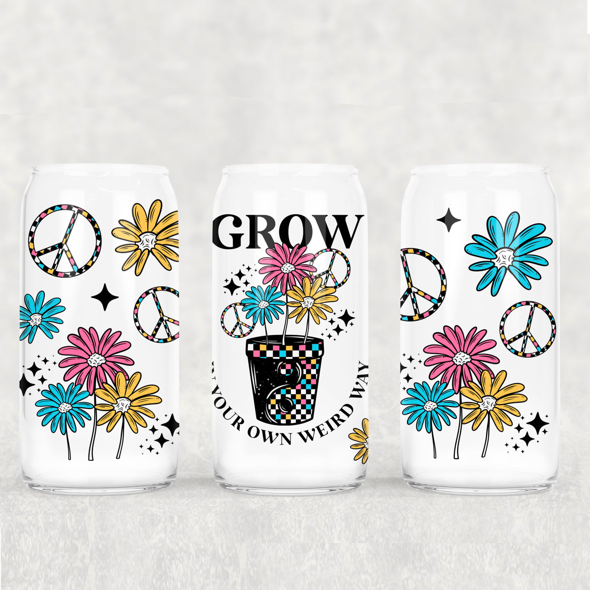 0604 grow your own weird way (CSC) UV DTF WRAP