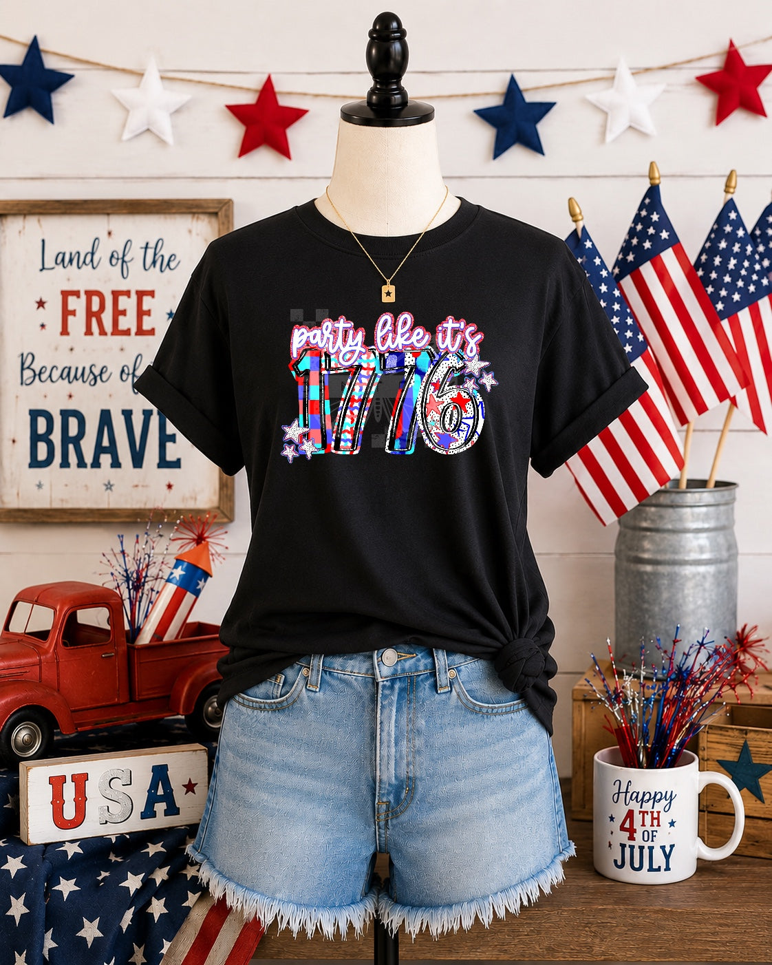 Party like it's 76 (Renewed) DTF Transfer