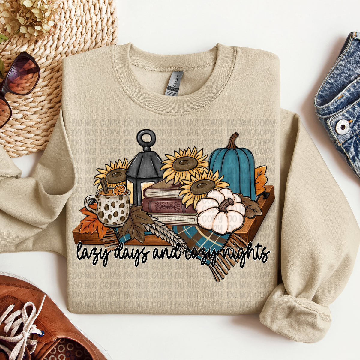Lazy days and cozy nights (VP) DTF Transfer