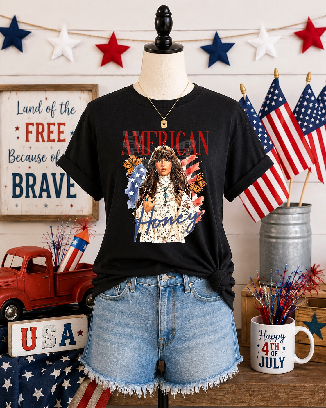 American honey EL (Renewed) DTF Transfer