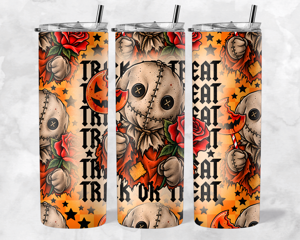 Trick or Treat Sam with background (Lyttle) UV DTF WRAP