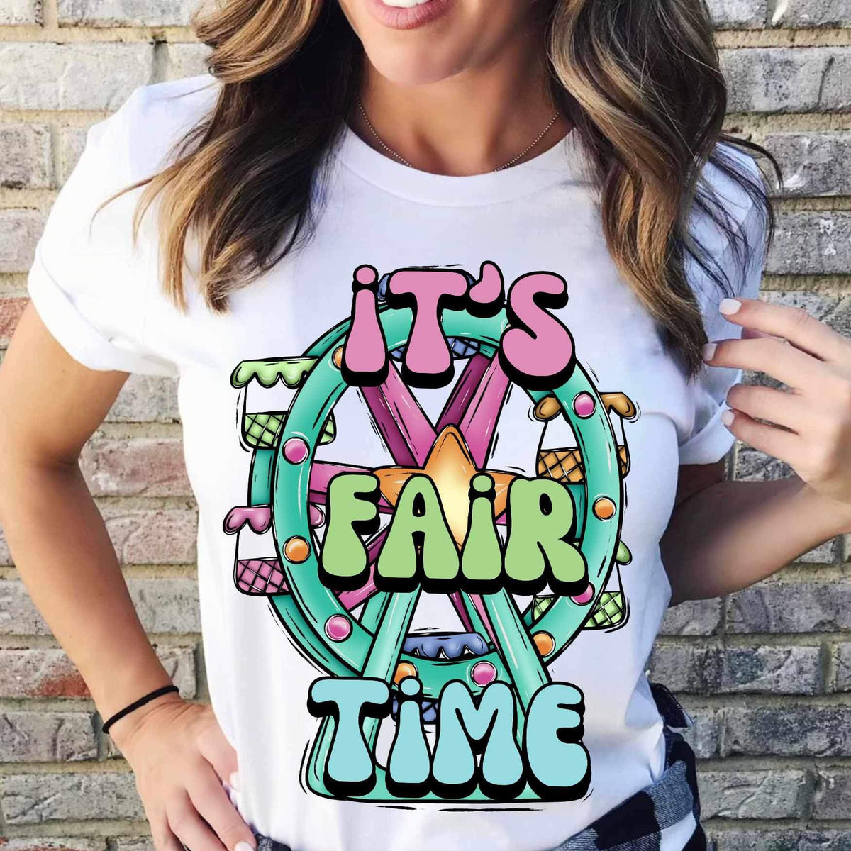 Its fair time fariwheel 34344 DTF transfer