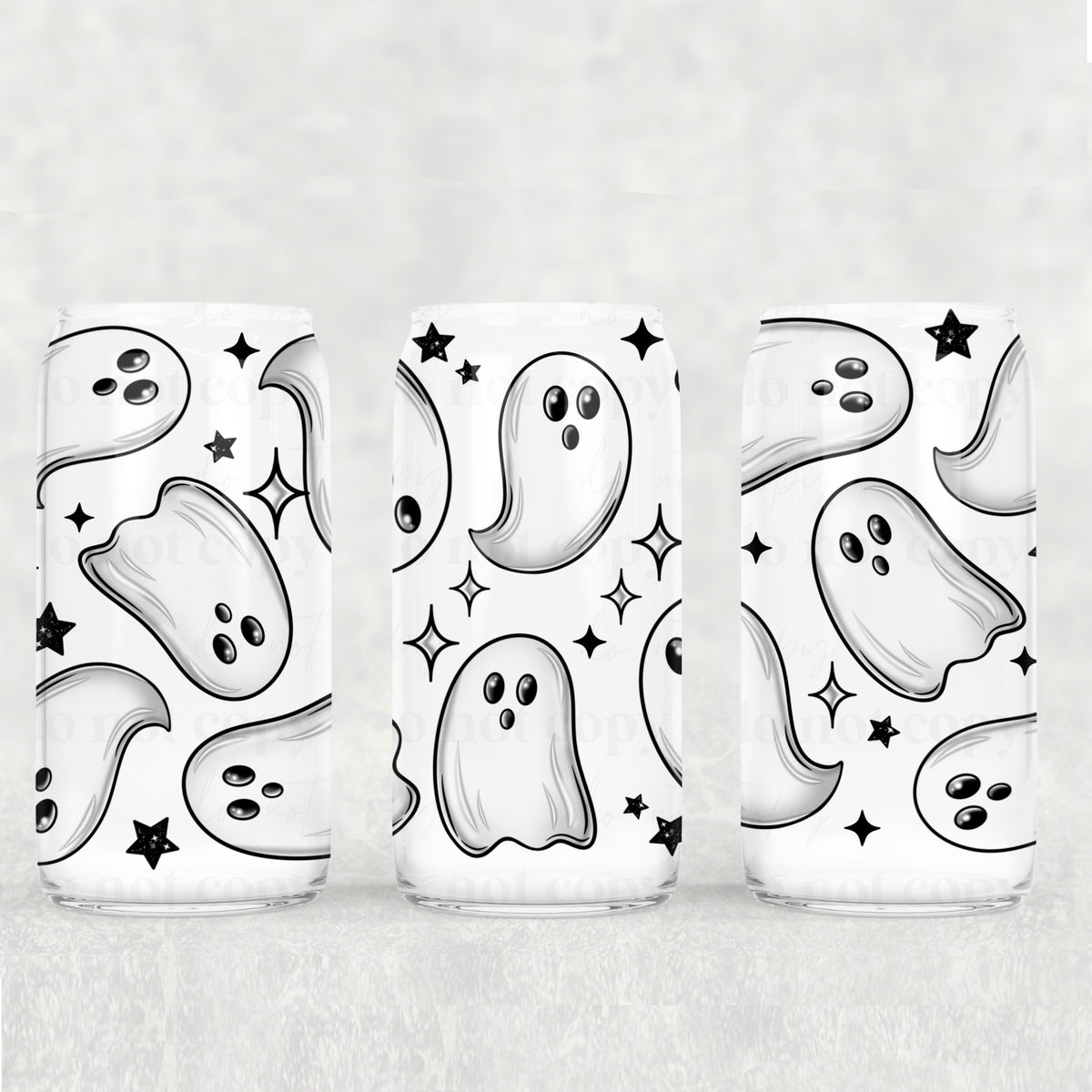 0706 white ghosts (CSC) UV DTF WRAP