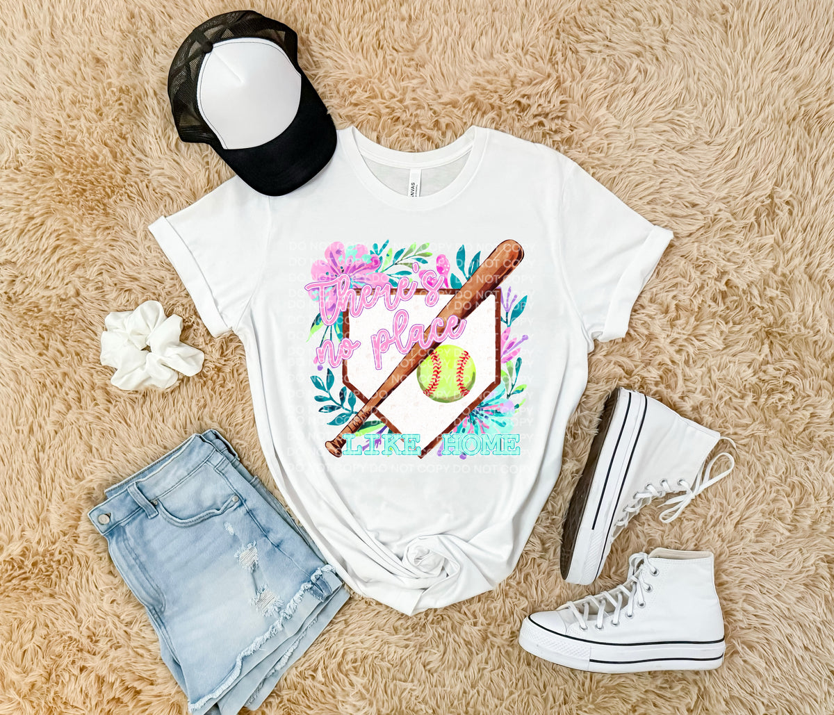 There's no place like home softball SCG DTF transfer