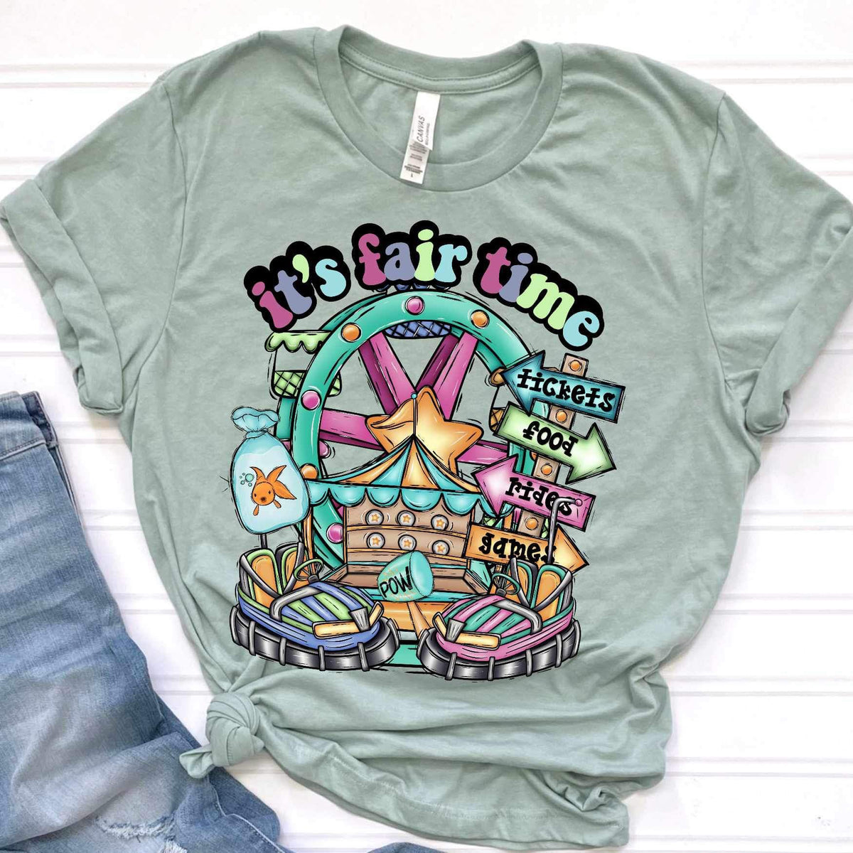 Its fair time tickets food rides games 34358 DTF transfer