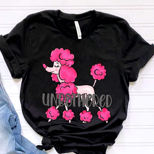 Unbothered poodle 34337 DTF transfer