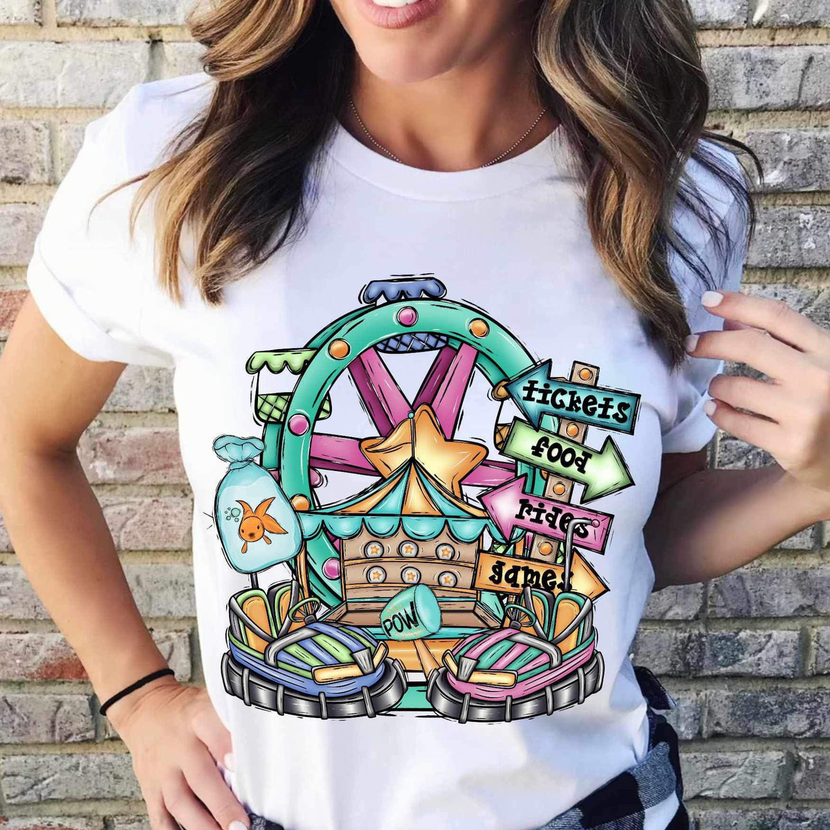 Tickets food rides games 34350 DTF transfer