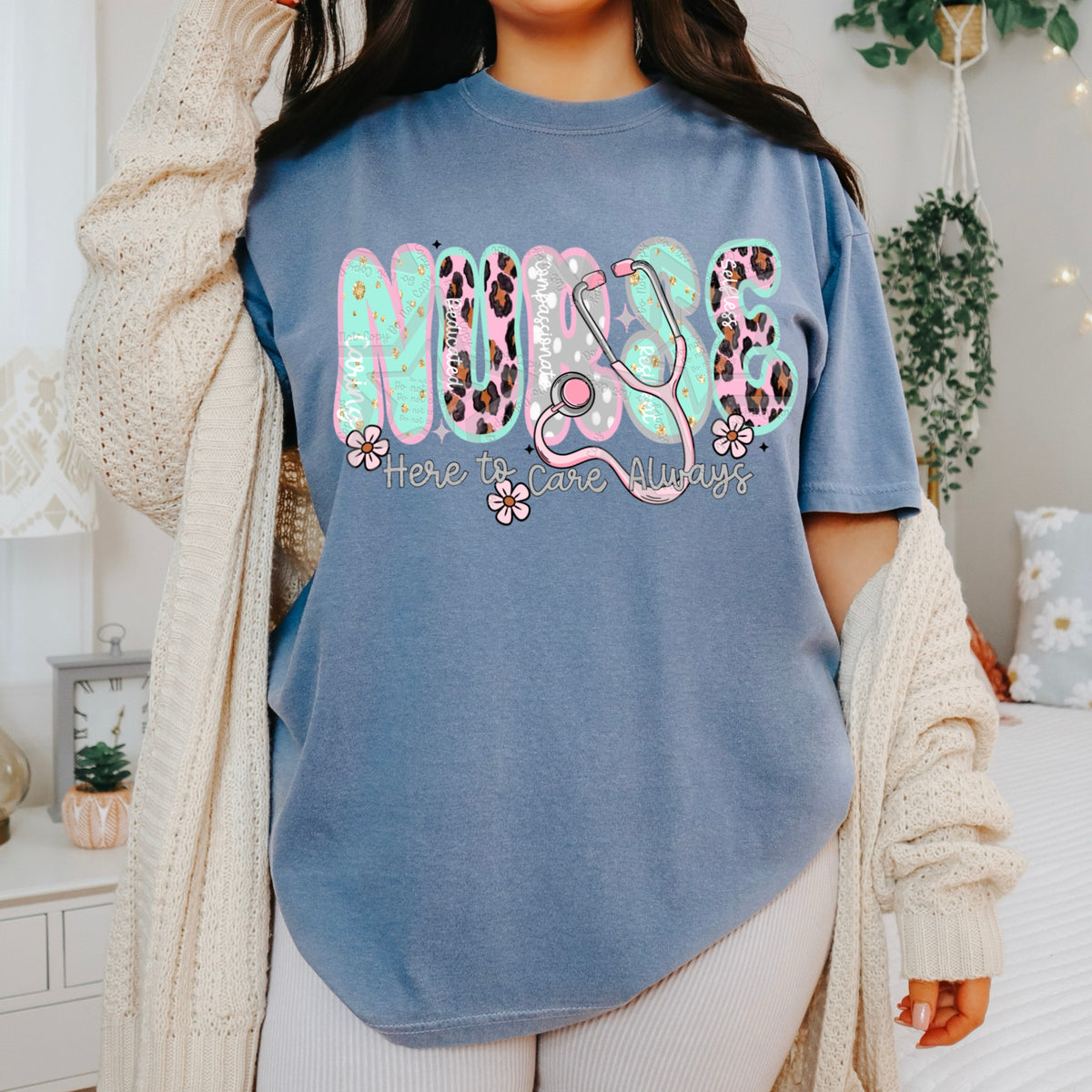 Nurse here to care always (Virgo) DTF Transfer