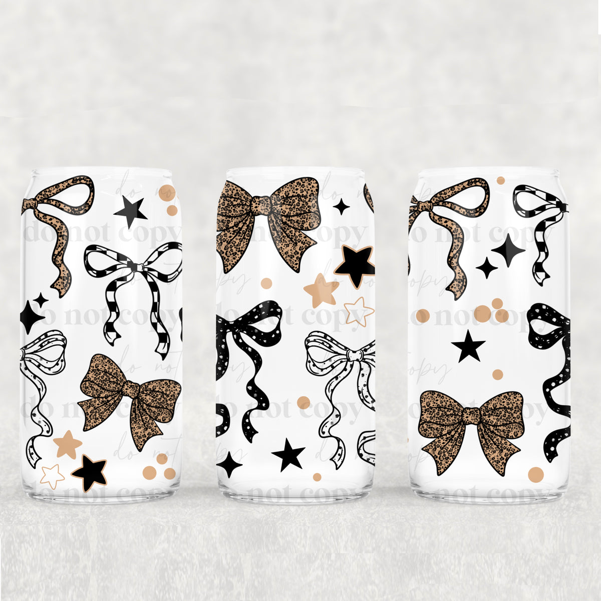 0822 bows (CSC) UV DTF WRAP