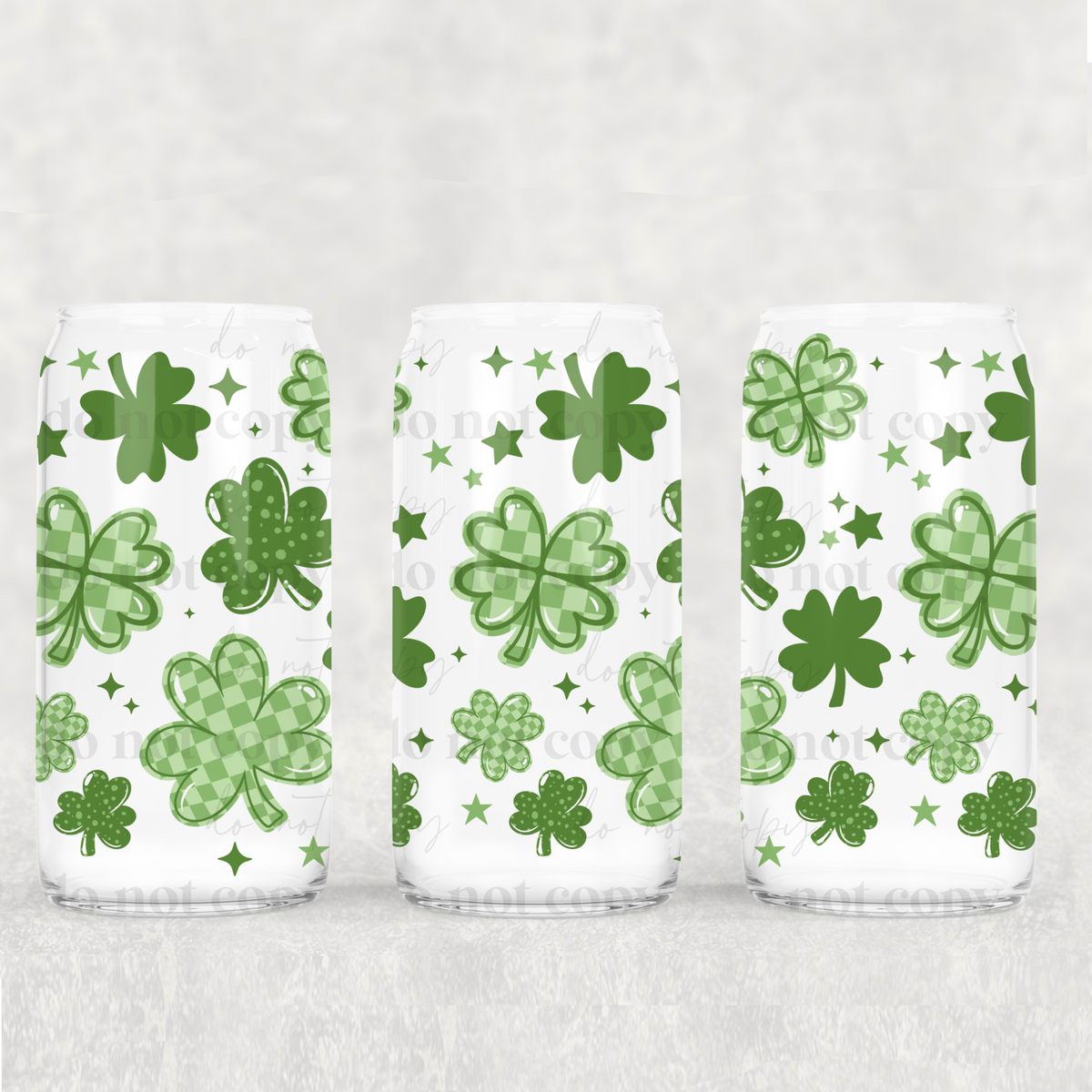 0843 4 leaf clovers (CSC) UV DTF WRAP