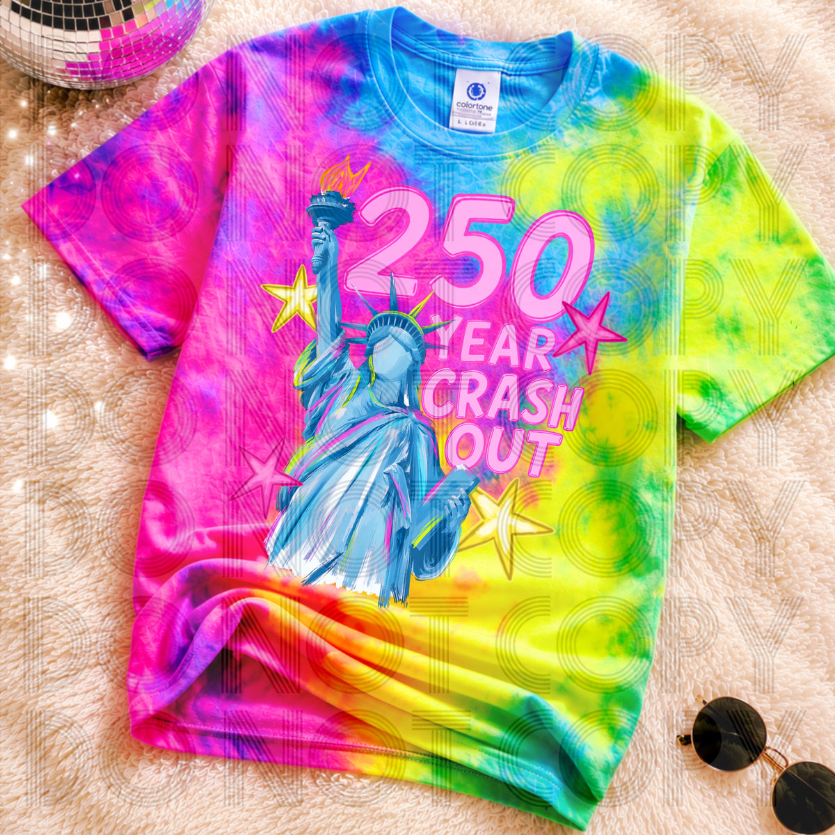 250 year crash out PINK (Renewed) DTF Transfer