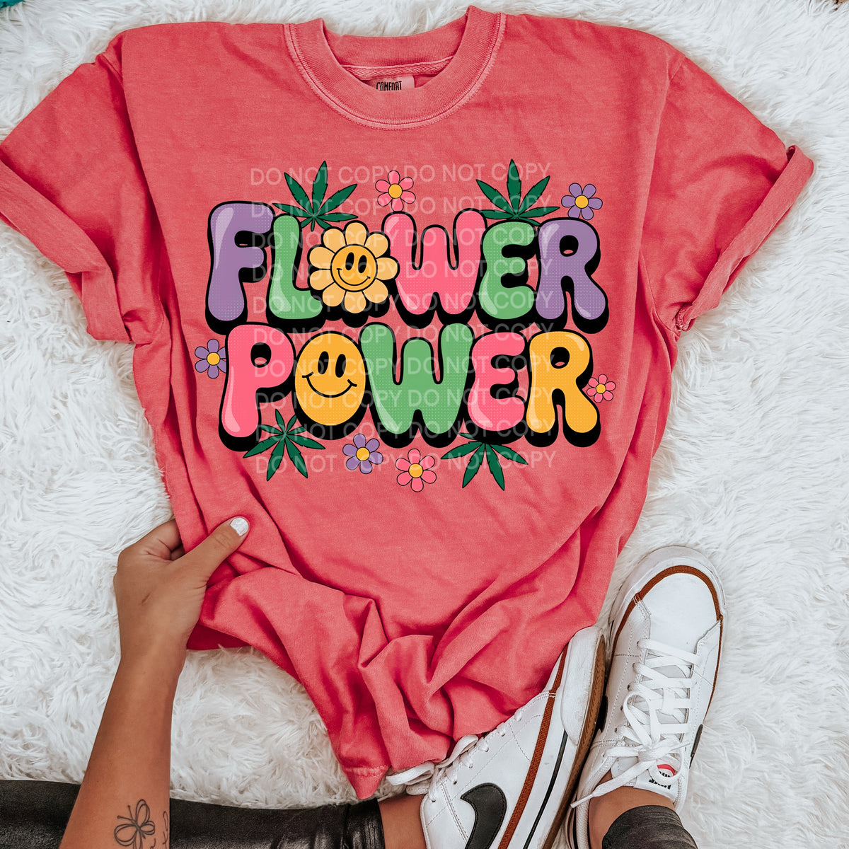 Flower Power (SCG) DTF transfer