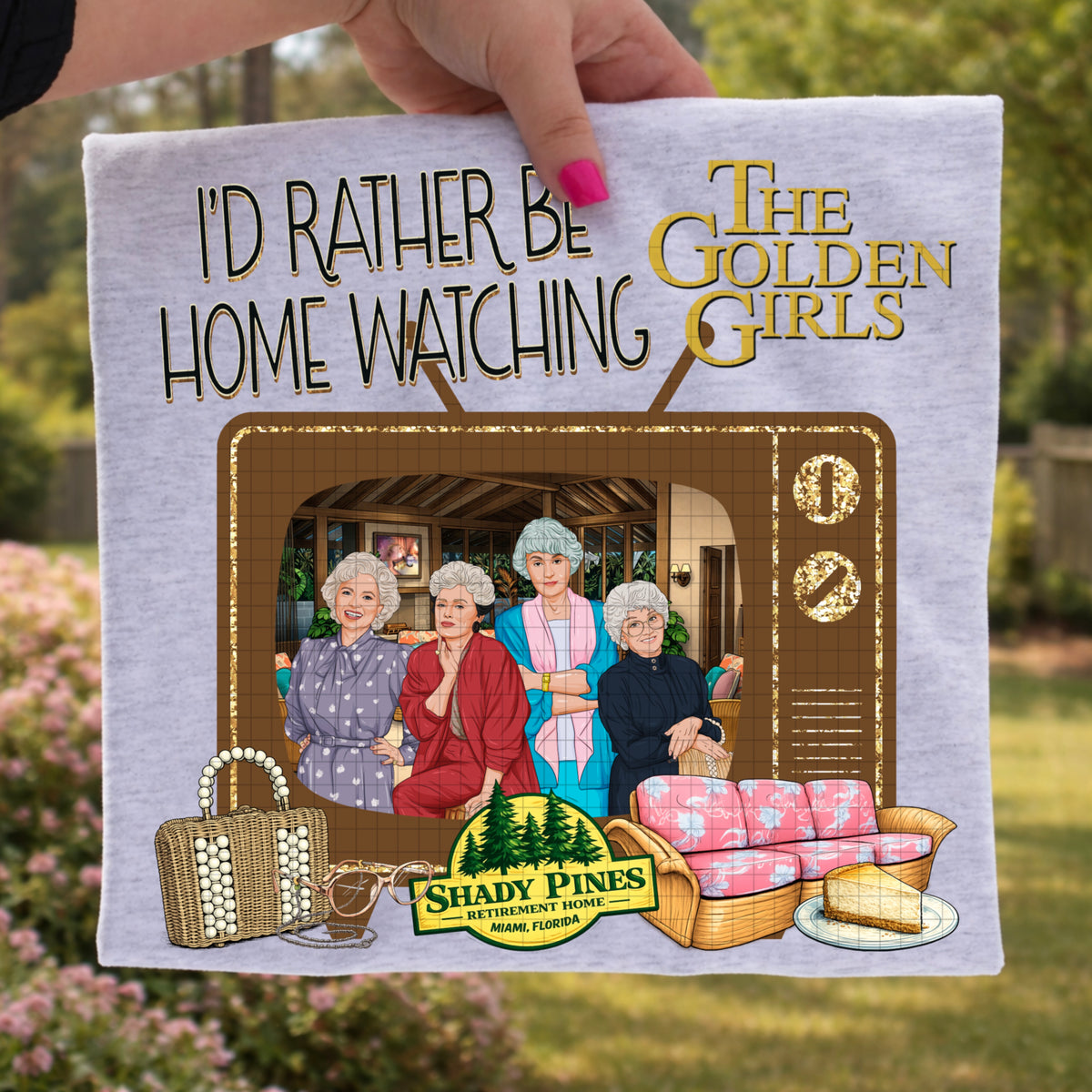 I'd rather by watching GG shady pines (DD) DTF Transfer