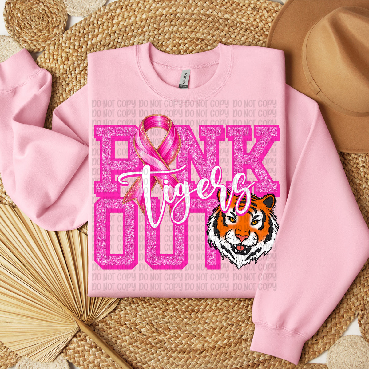 Pink Out Tigers (VP) DTF Transfer