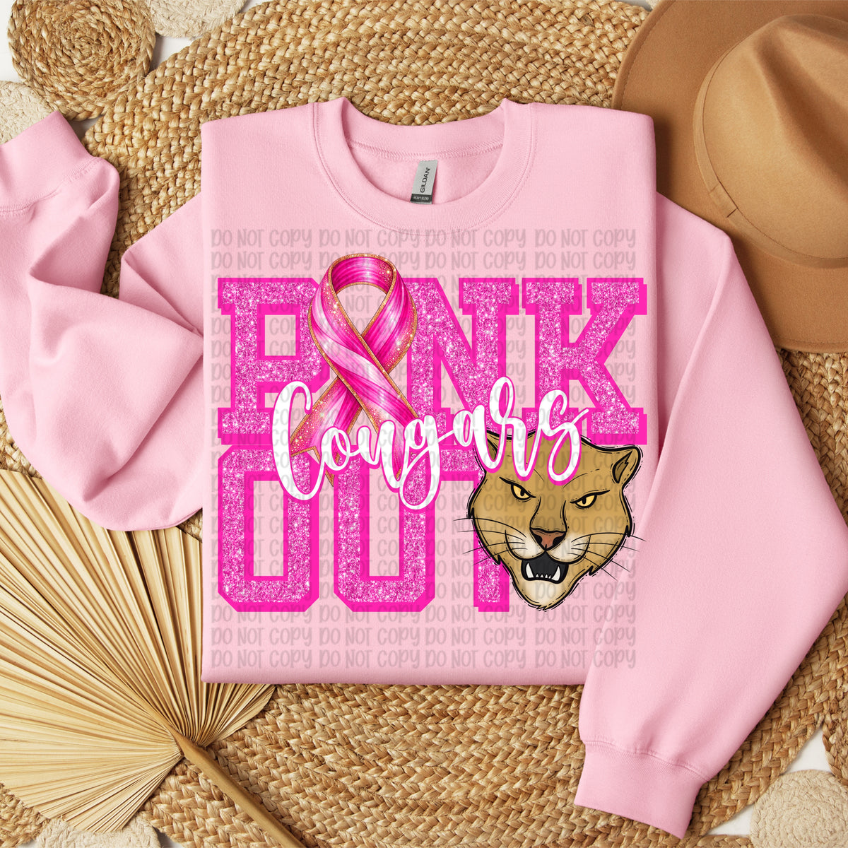 Pink Out Cougars (VP) DTF Transfer