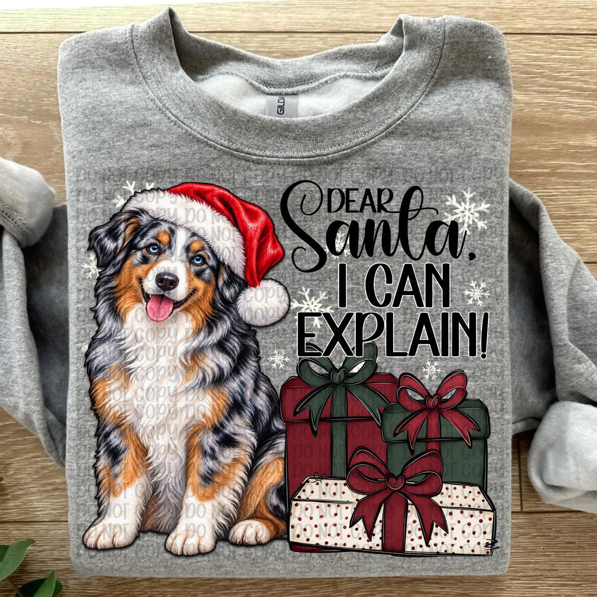 Dear santa I can explain aussie (VP) DTF Transfer