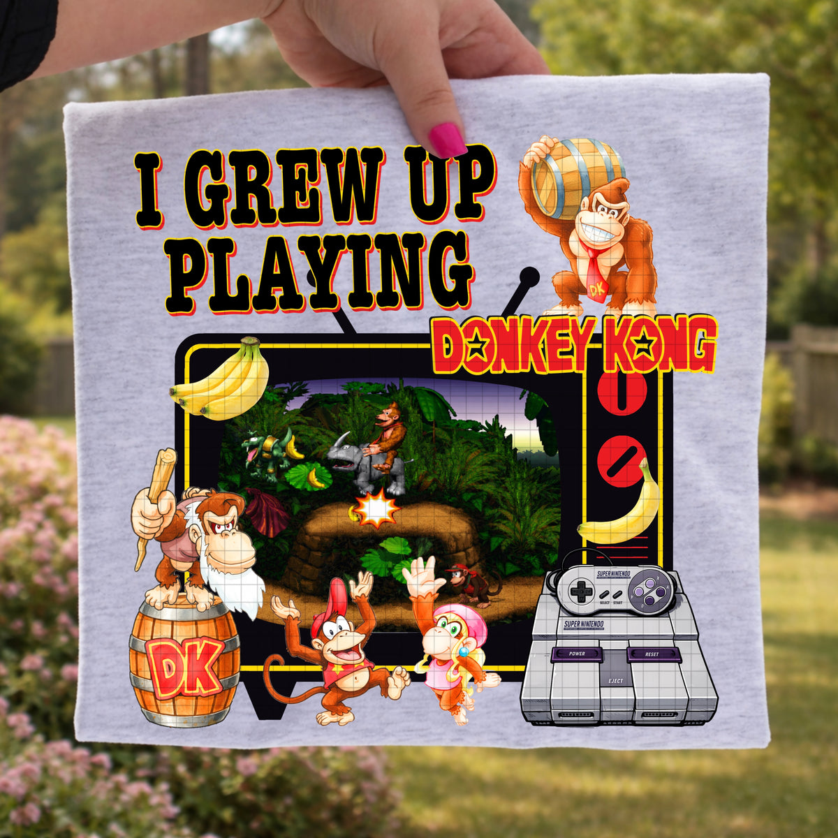 I grew up playing gorilla (DD) DTF Transfer