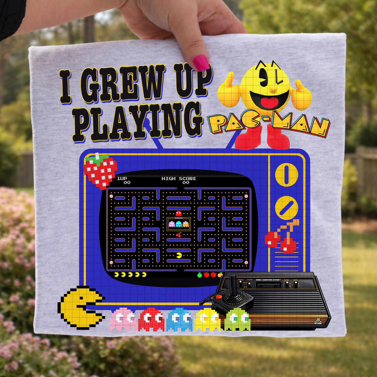 I grew up playing yellow man (DD) DTF Transfer