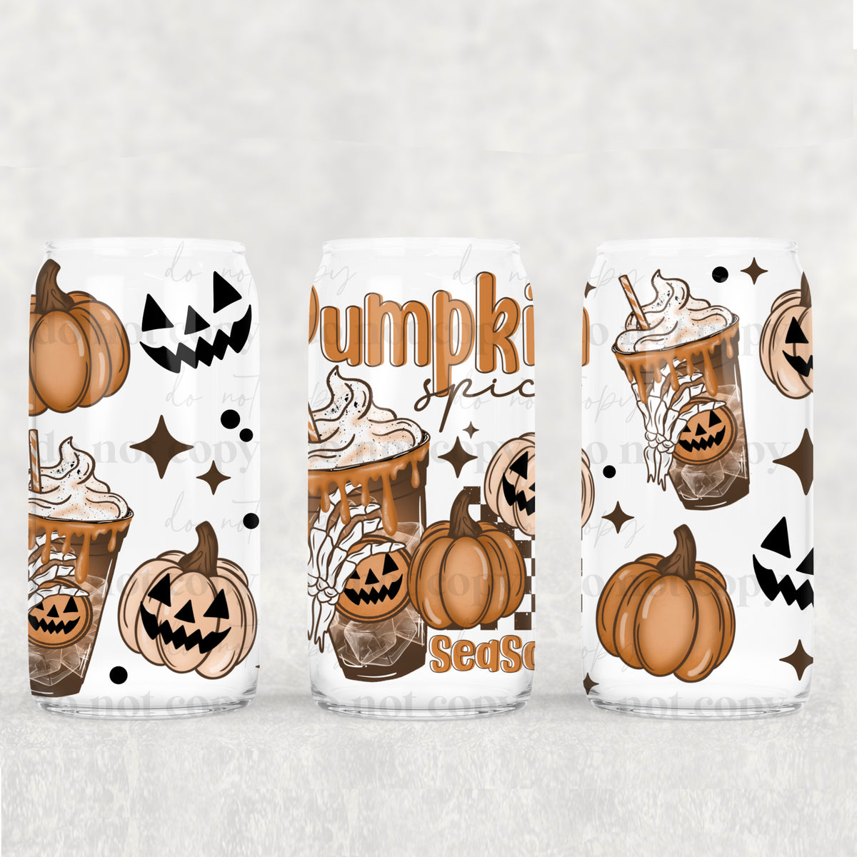 1019 pumpkin season (CSC) UV DTF WRAP