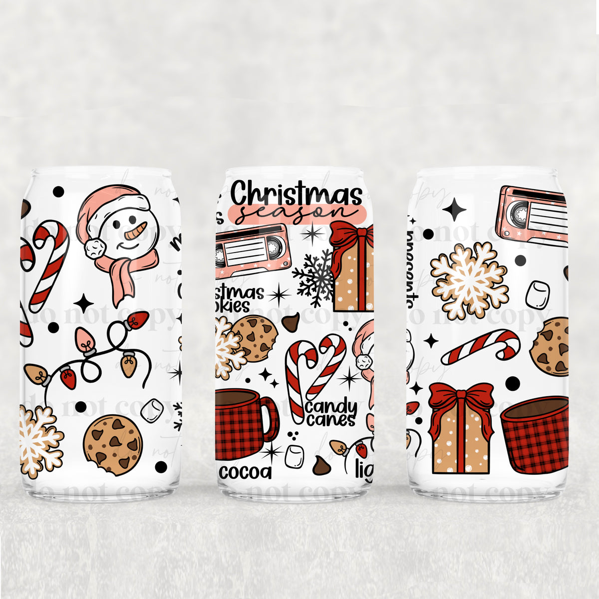 1034 christmas season (CSC) UV DTF WRAP
