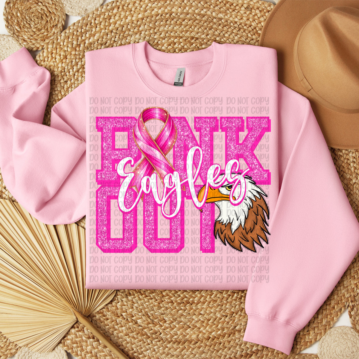 Pink Out Eagles (VP) DTF Transfer