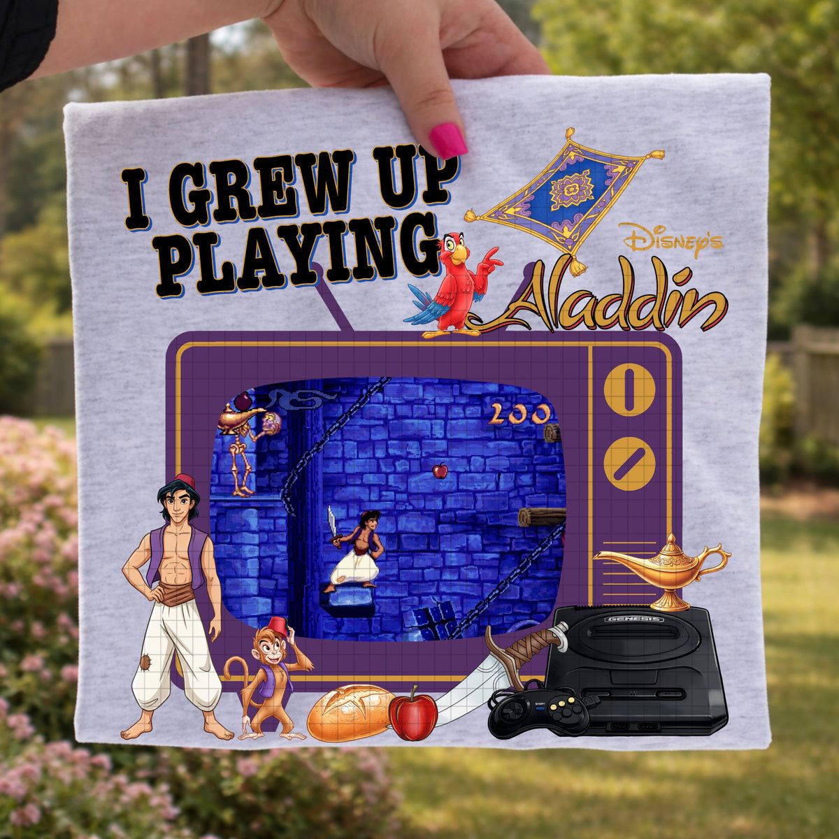 I grew up playing genie (DD) DTF Transfer