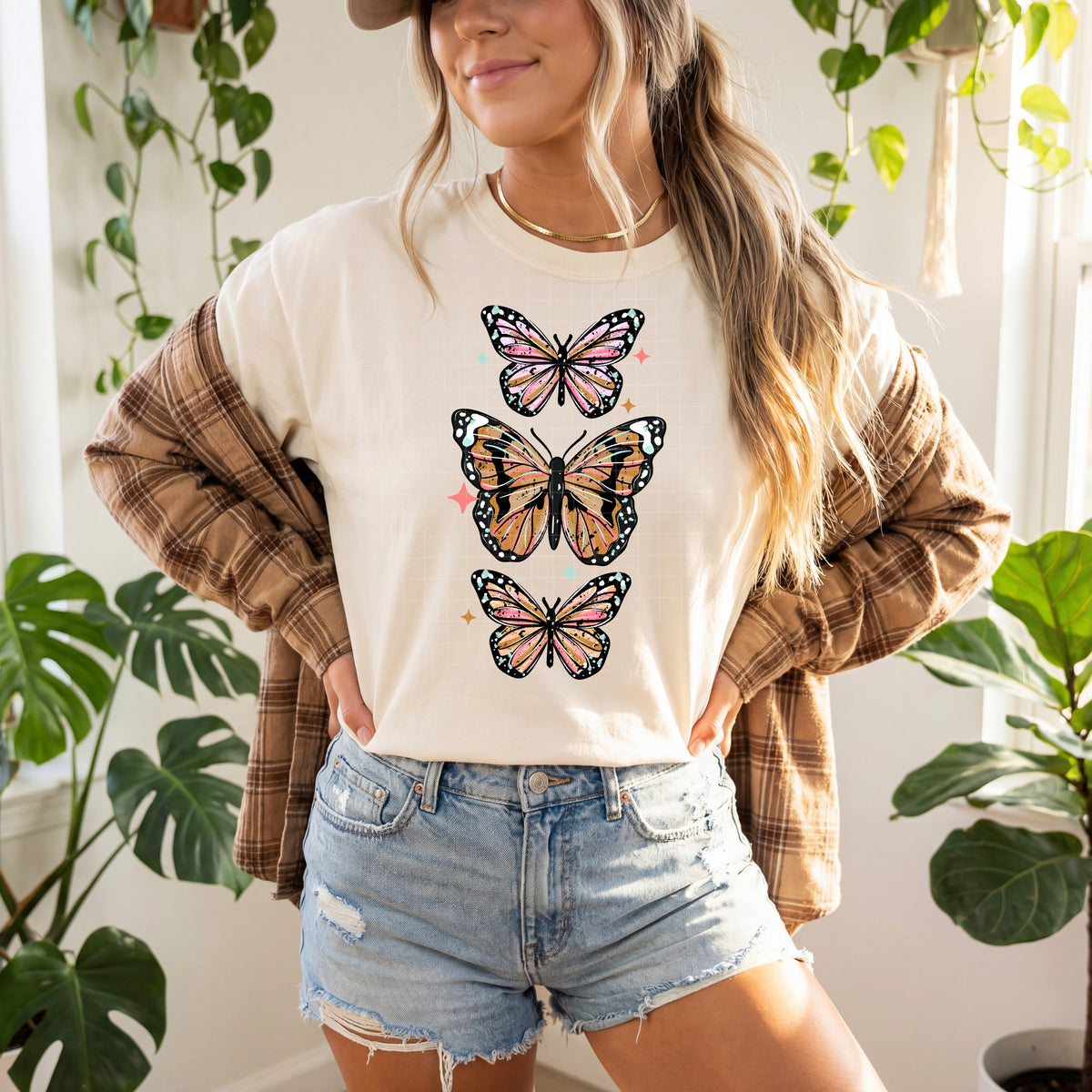 Butterflies stacked (CSC) DTF Transfer