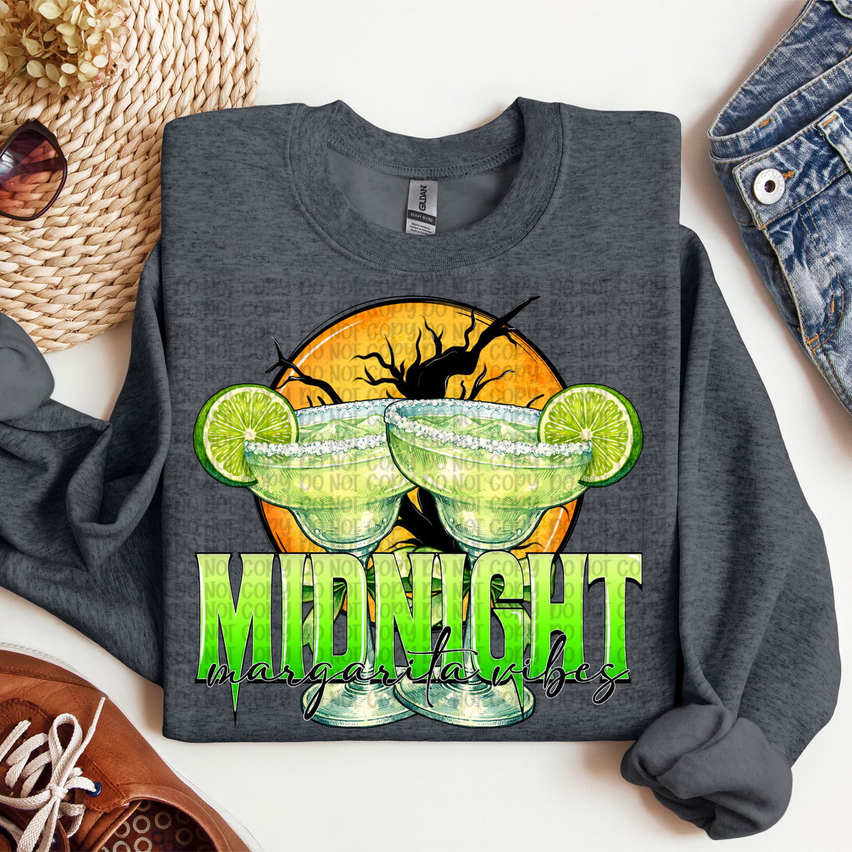 Midnight margarita vibes (VP) DTF Transfer