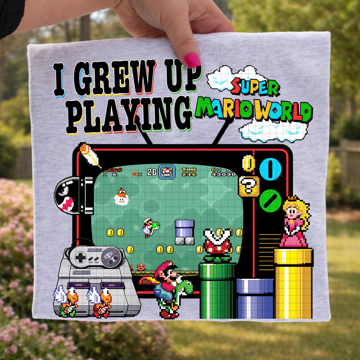 I grew up playing super world (DD) DTF Transfer