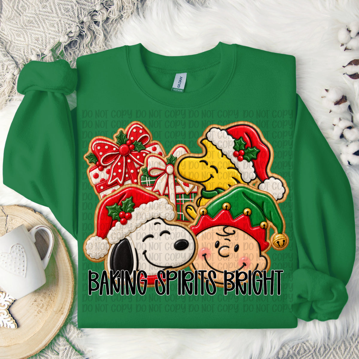 Baking spirits bright CB cookie (VP) DTF Transfer