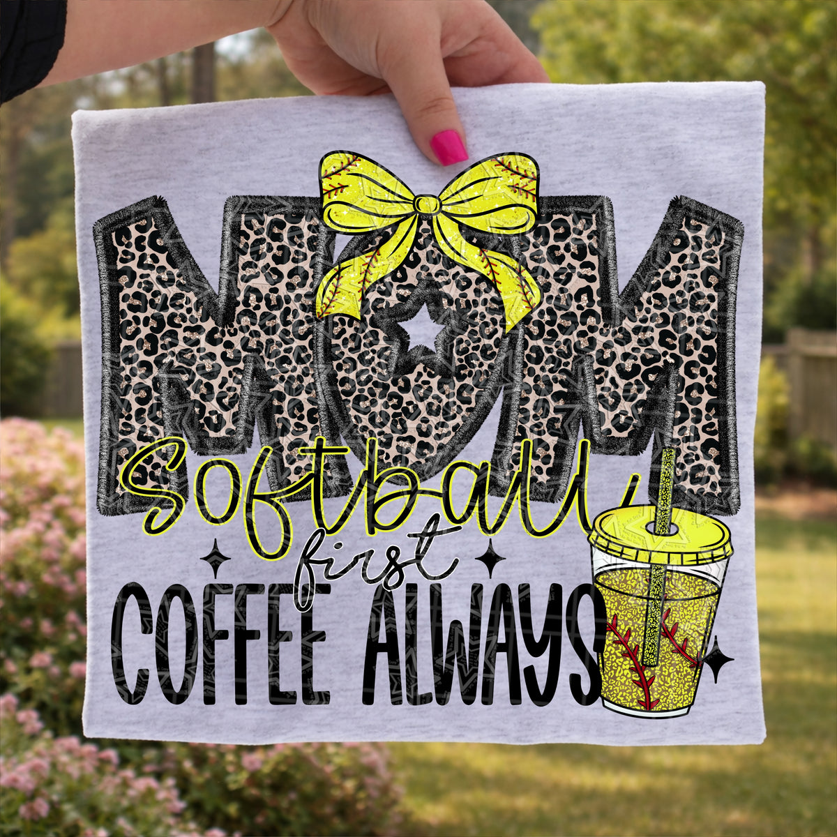 Softball mom (coffee always) (Virgo) DTF Transfer