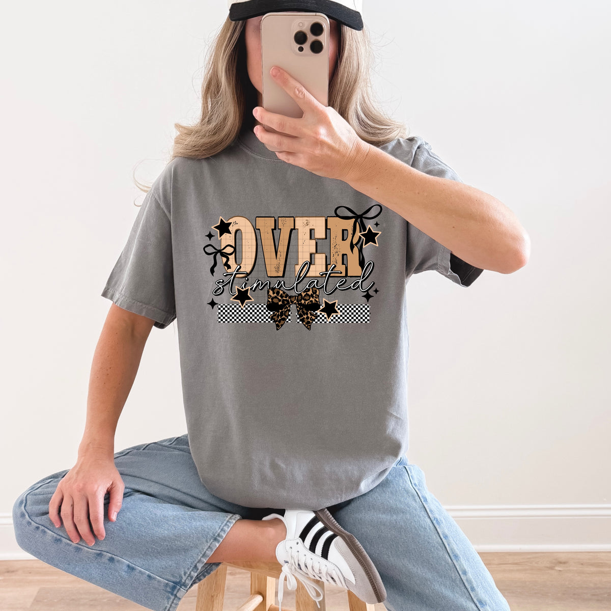 Overstimulated WHITE (CSC) DTF Transfer