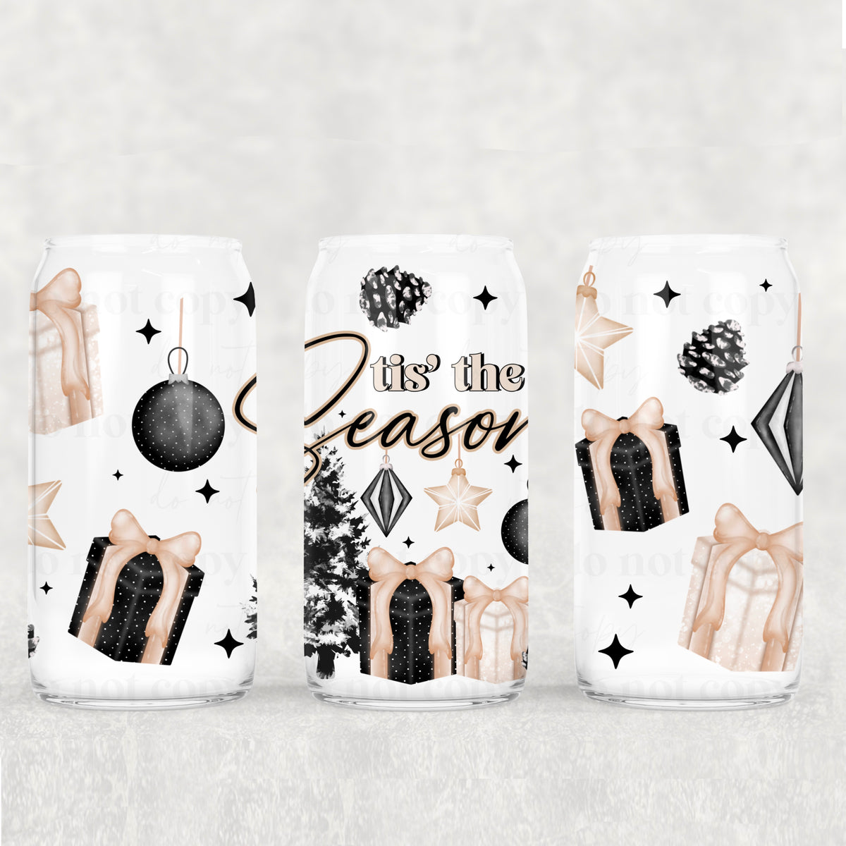tis the season 1185 (CSC) UV DTF WRAP