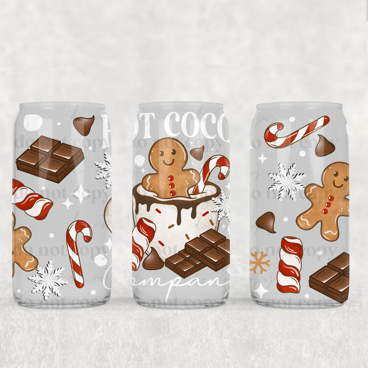 1280 hot cocoa company WHITE (CSC) UV DTF WRAP