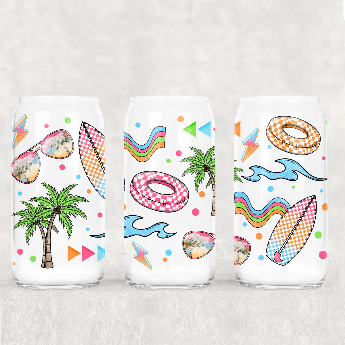 1287 beach things (CSC) UV DTF WRAP