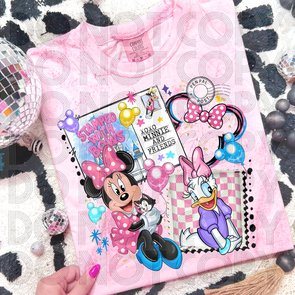 Girl mouse pen pal (Renewed) DTF Transfer