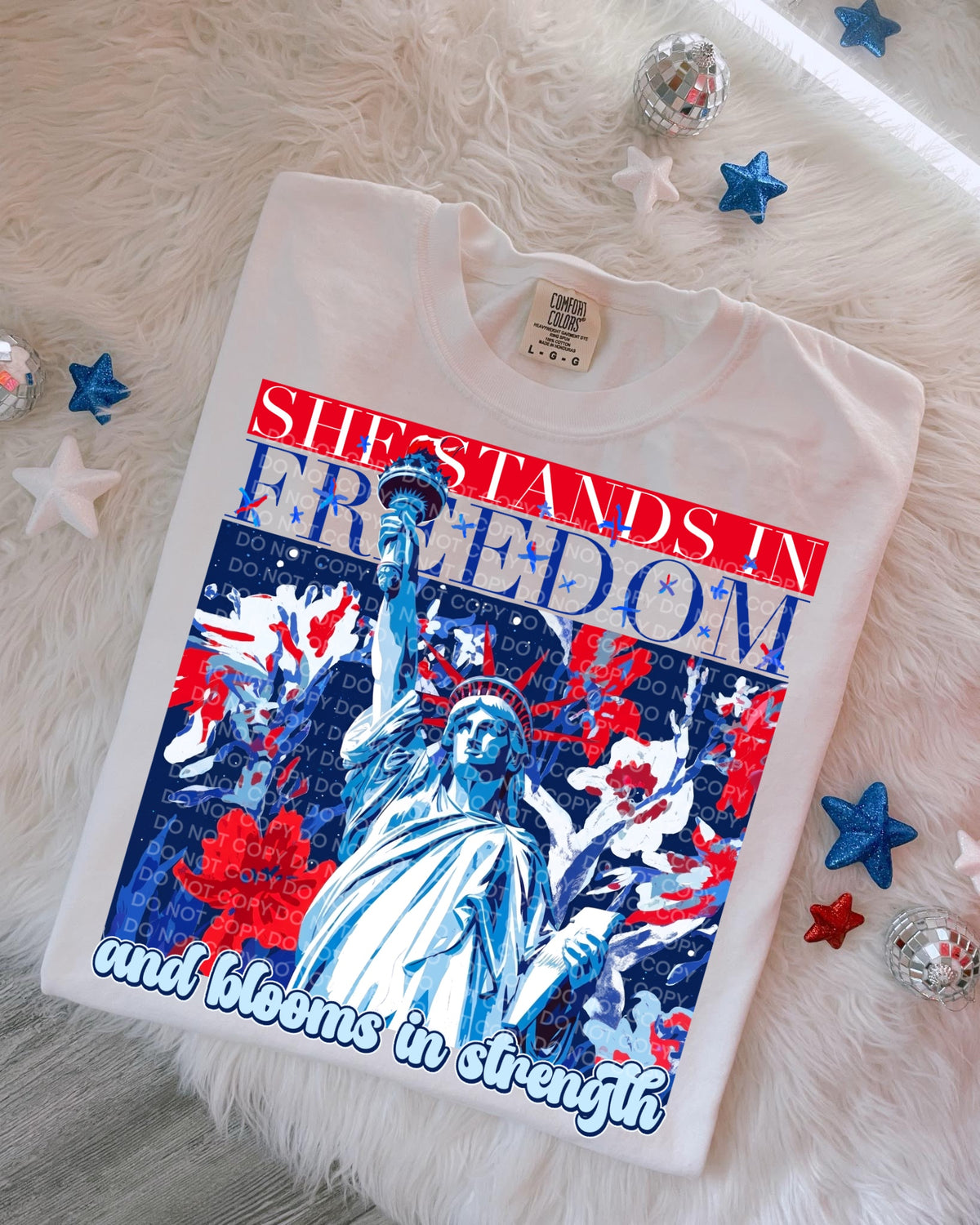 She stands in freedom (SCG) DTF Transfer