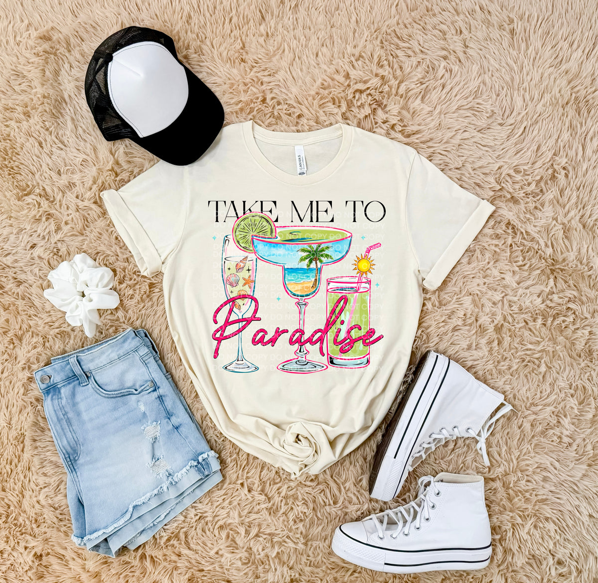 Take me to paradise margarita (SCG) DTF Transfer